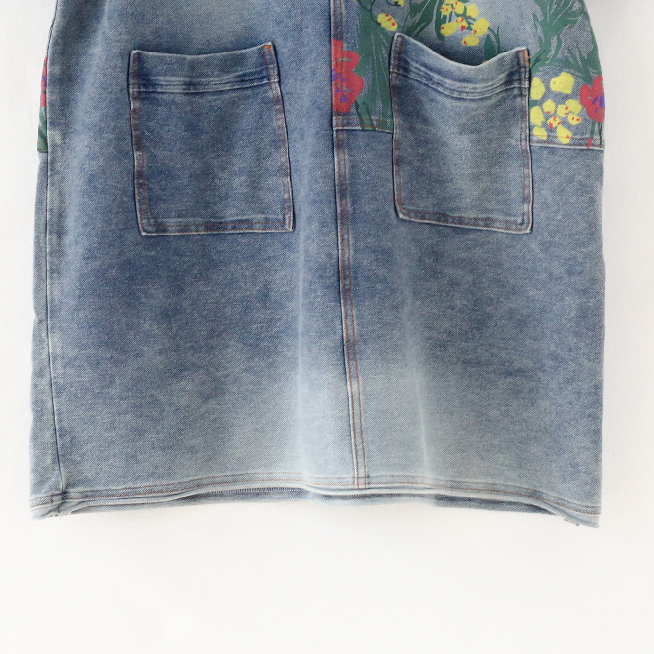 2024 Herbst Oversize Denim Kleider Blühende Blumen Casual Denim Shirts