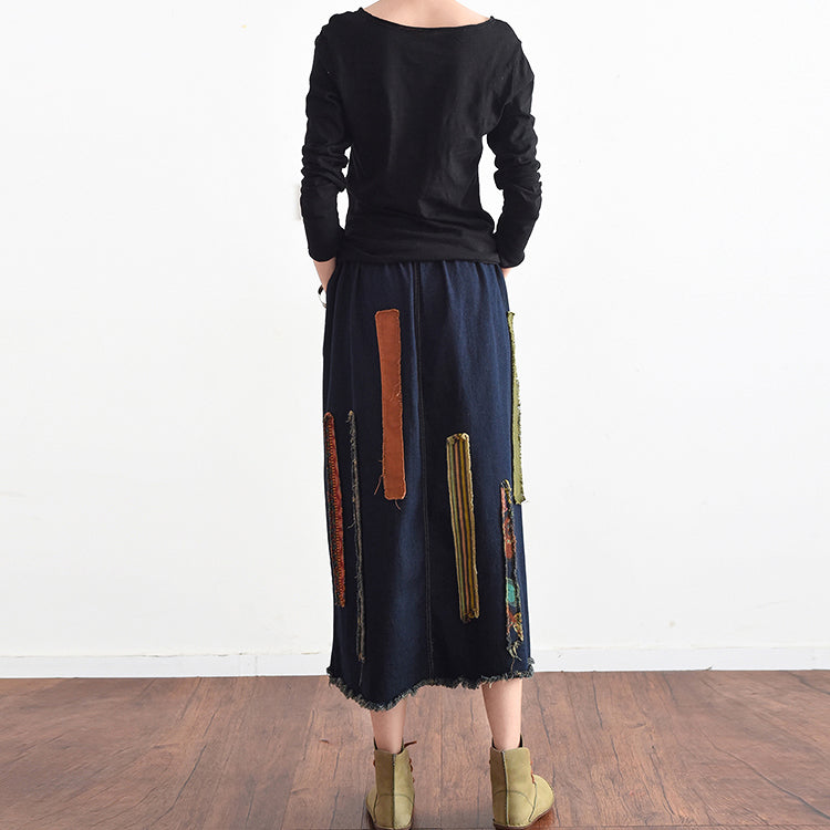 2024 herbst tunika baumwolle shirts schwarz langarm frau tops bluse seite offen