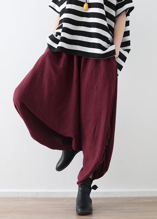 2019 summer new original design women's loose large hanging wide leg pants
