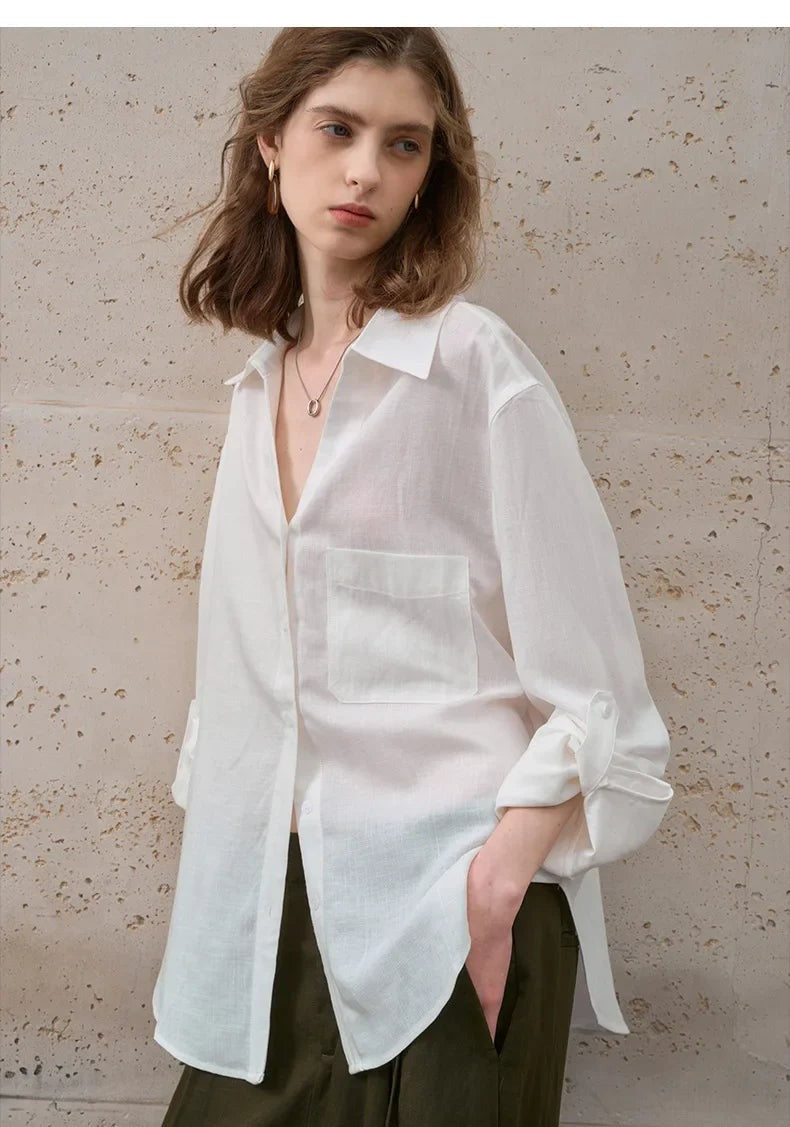 Classic Linen Shirt for Women