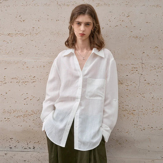 Classic Linen Shirt for Women