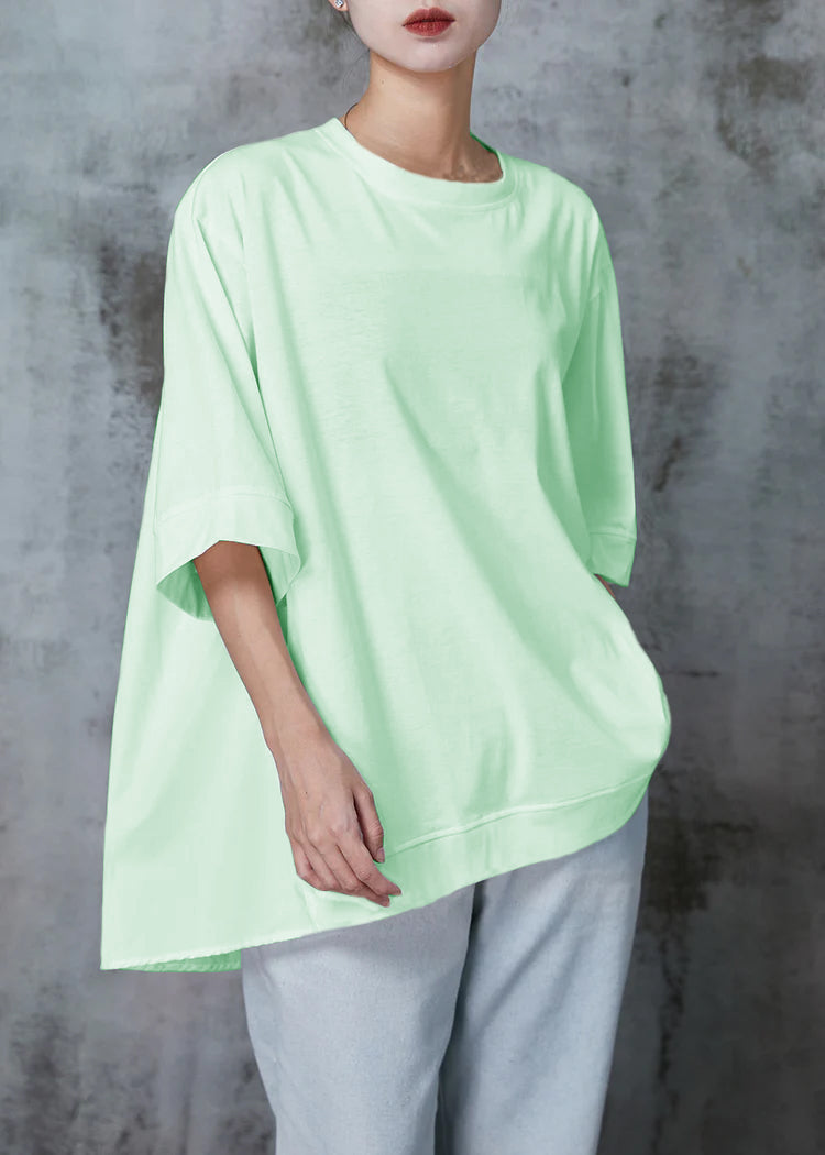 Schwarzes Baumwoll-Pullover-Sweatshirt mit übergroßen halben Ärmeln