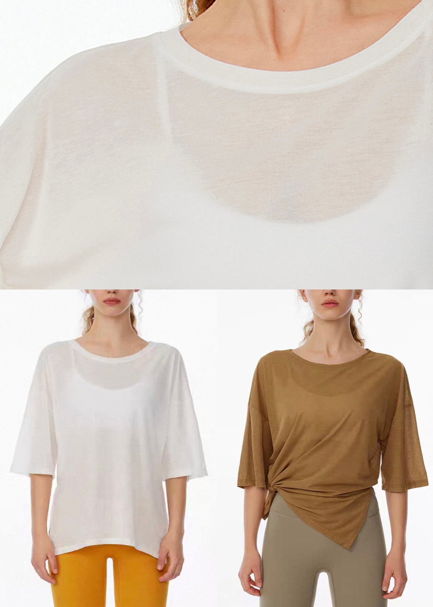 Art White O-Neck Summer Solid Yoga Tank Tops