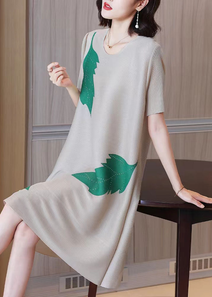 Art Apricot bestickte Patchwork-Spitzen-Sommerkleider