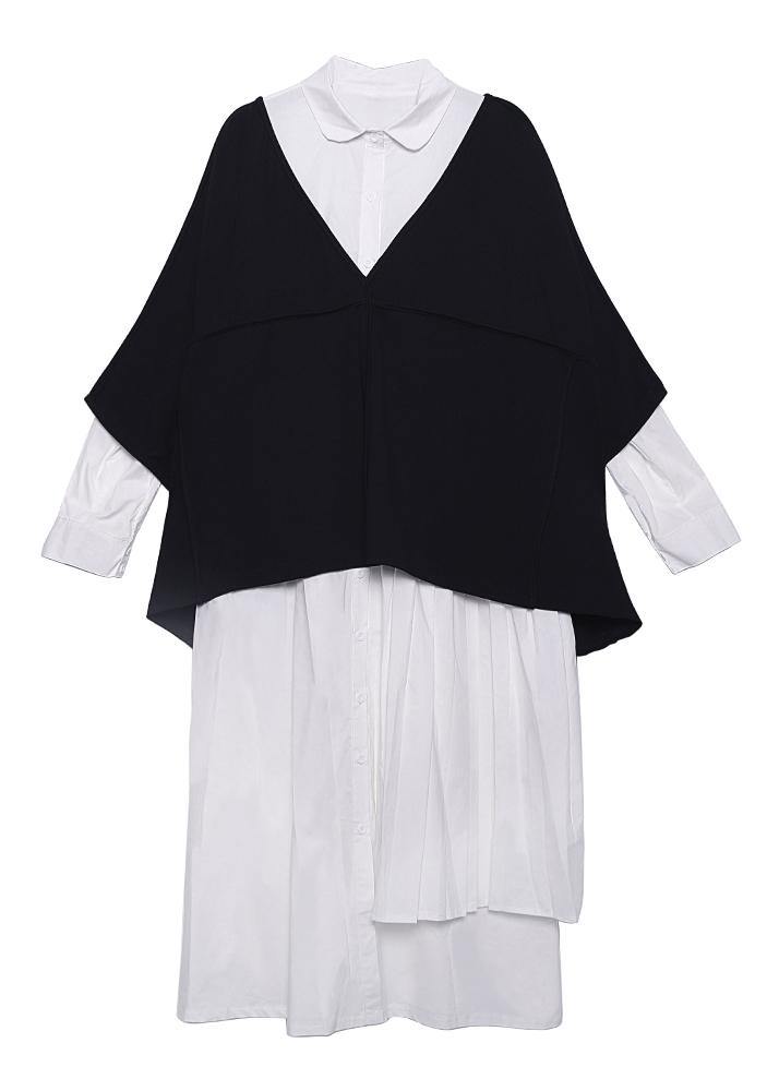 Autumn suit fashion temperament large size western style dress vest two-piece - SooLinen