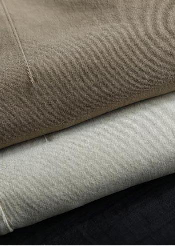Beautiful Beige Trousers Women's Spring Elastic Waist Fabrics Pant - SooLinen