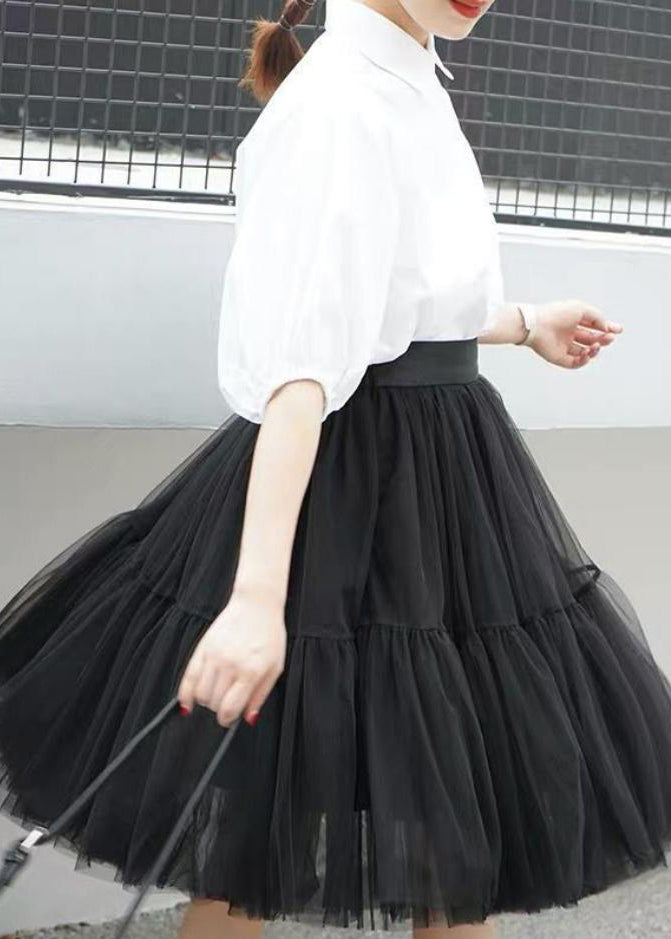 Schöne Grüne hohe Süße taille Tüll Röcke Frühling