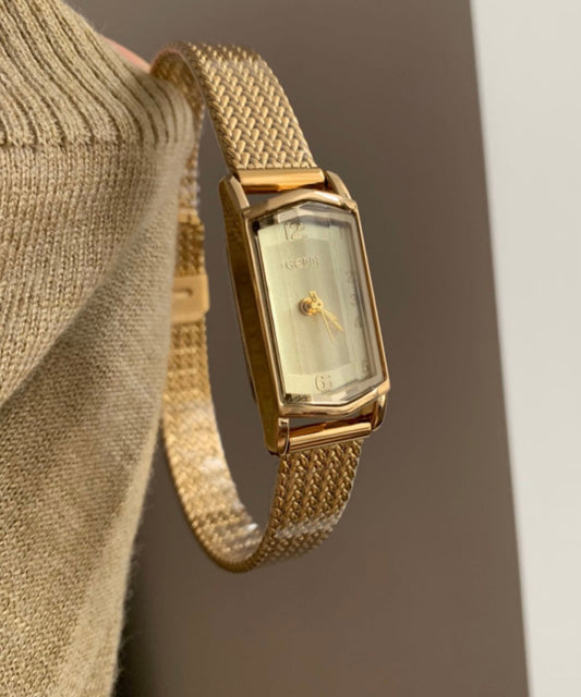 Bohemian Gold Stainless Steel Waterproof Chain Watches