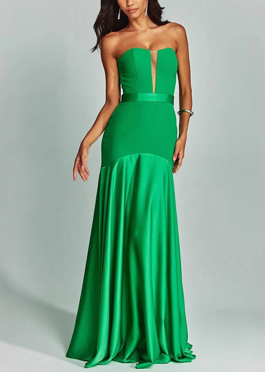 Bohemian Orange Strapless Patchwork Party Evening Dresses Summer