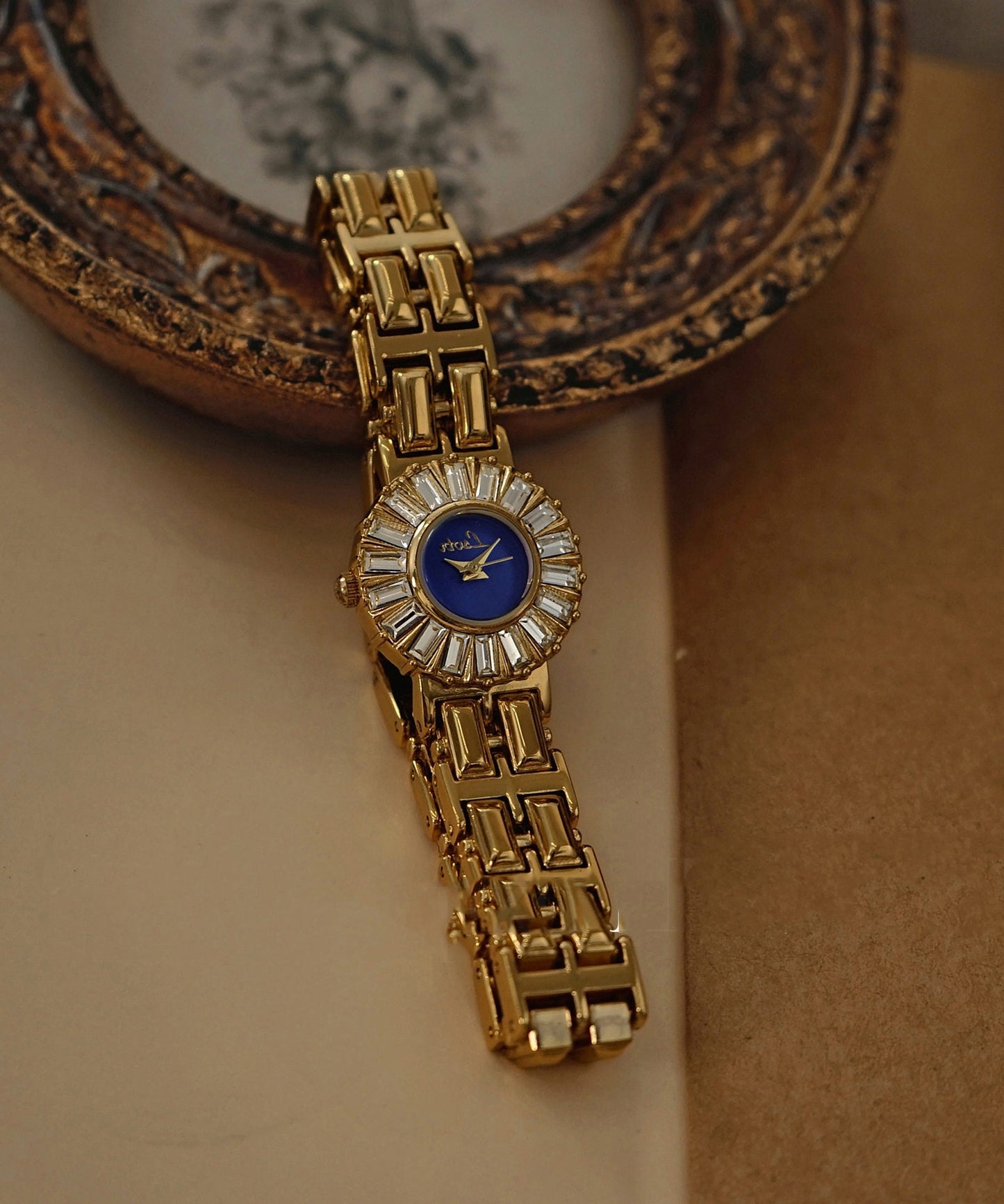 Boho Gold Stainless Steel Chain Quartz Movement Watches