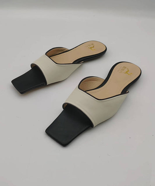 Kurze Kamelfarbene Peep-Toe-Zehensandalen aus Kunstleder