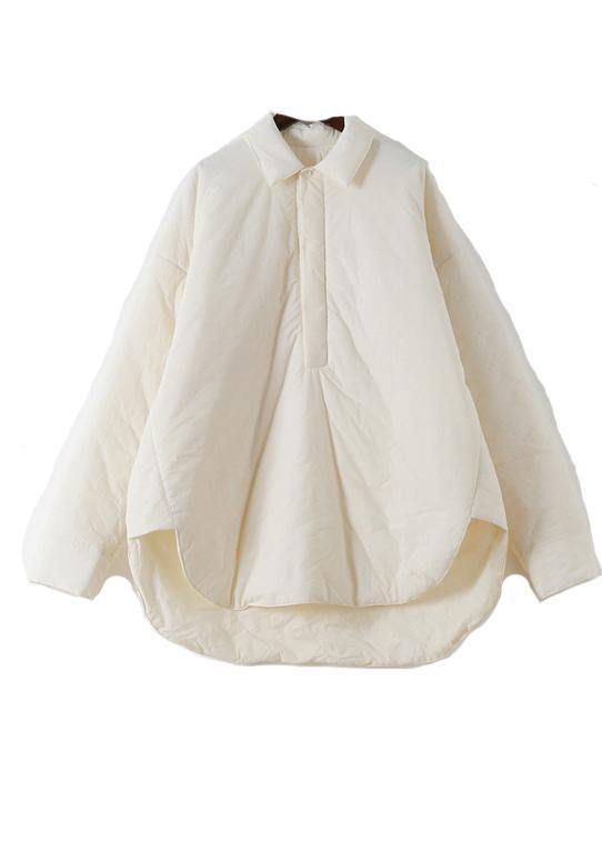 Casual whitewinter coatsplus size clothing winter jacket winter short overcoat - SooLinen