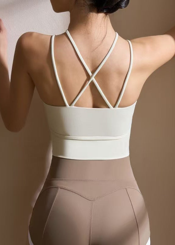 Chic Black Hollow Out Gymshark Sports Bra