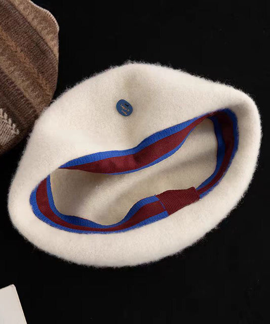 Chic Grey Cozy Warm Woolen Beret Hat