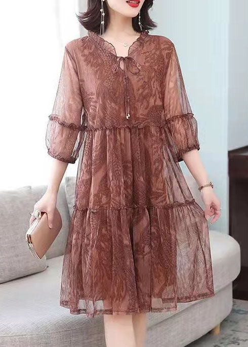 Bequemes grünes besticktes Patchwork-Zweiteiler-Set für den Frühling mit halben Ärmeln