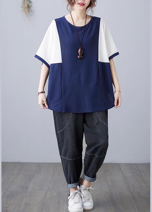 Elegant Pink O-Neck Half Sleeve Summer Blouse Top - SooLinen