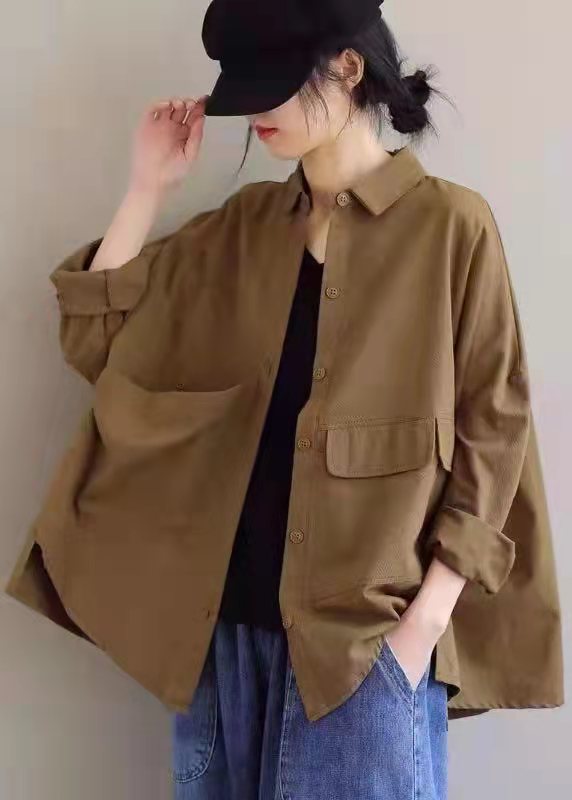 Elegante Rote Bluse Revers Asymmetrische Kurze Shirt Top