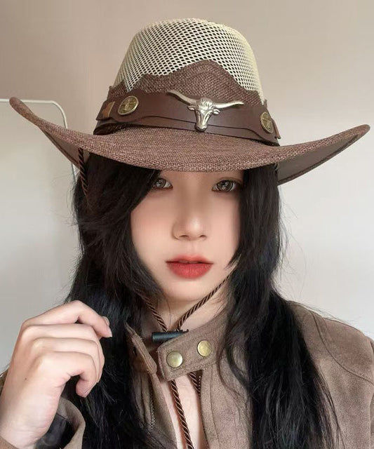 European And American Outdoor Breathable Cowboy Hat