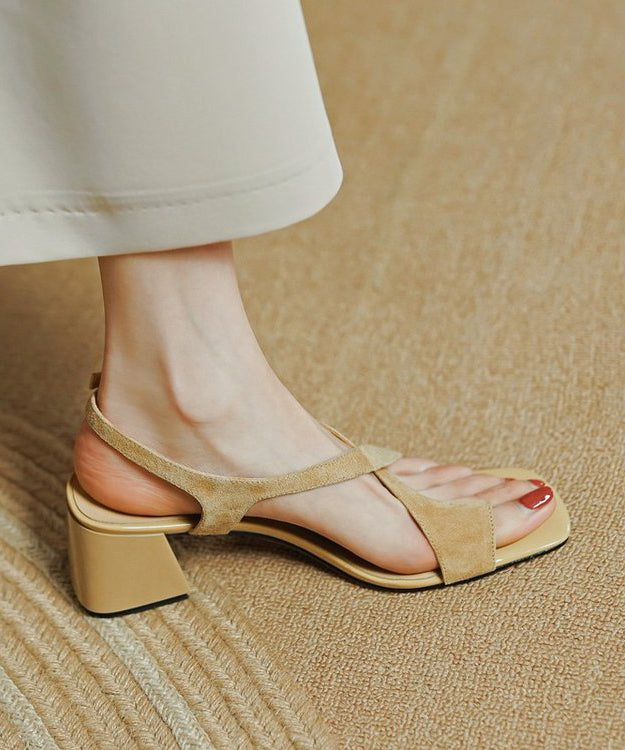 Modische Sandalen aus echtem Wildleder in Blau mit gekreuzten Riemen