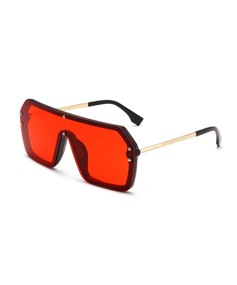 Fashion Grey Cozy Big Frame Sunglasses