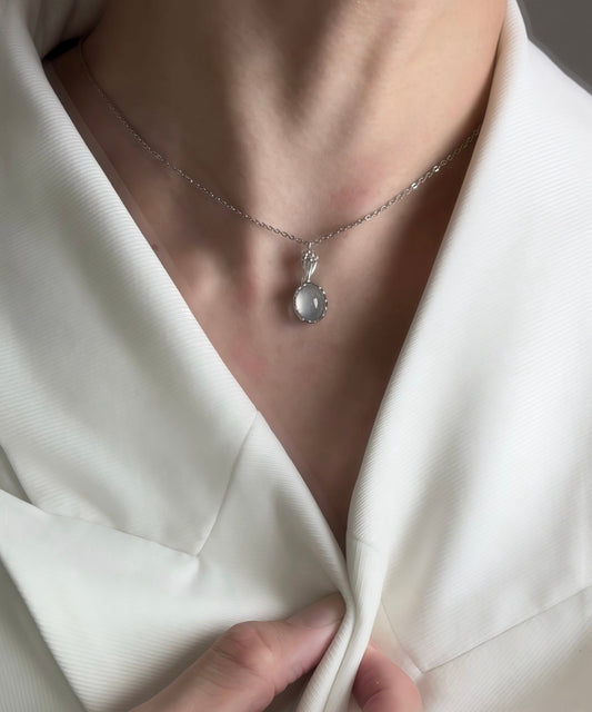 Fine Gem Stone High Quality Metal Necklace