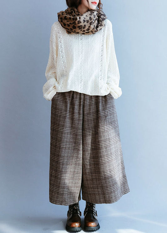 Taillierte schwarze lockere ausgehöhlte Strickpullover Frühling