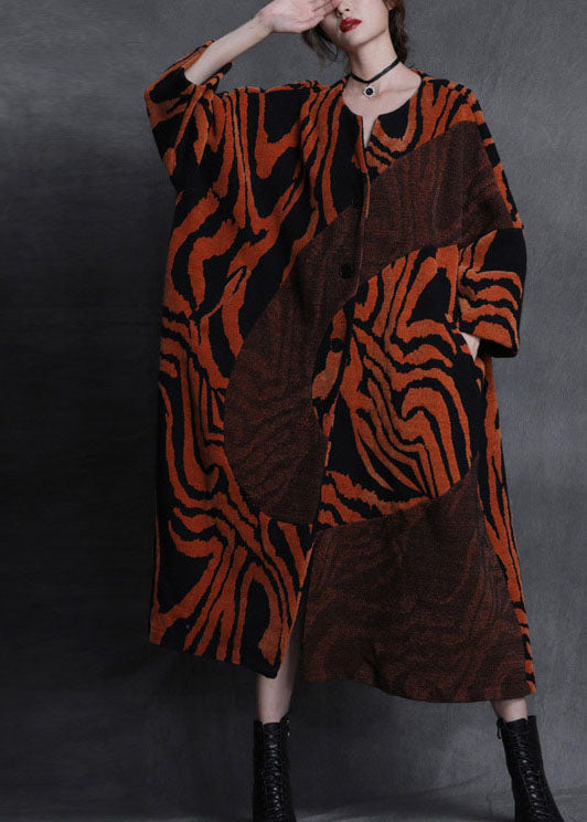 Taillierter Khaki-Patchwork-Trenchcoat mit Fledermausflügelärmeln, lässiger Herbst-Trenchcoat