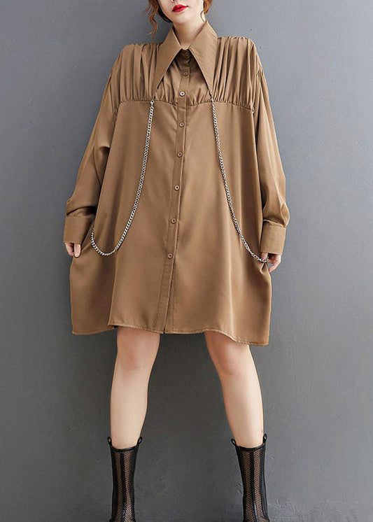 Französische schwarze Peter Pan Kragen Patchwork Shirt Kleider Frühling