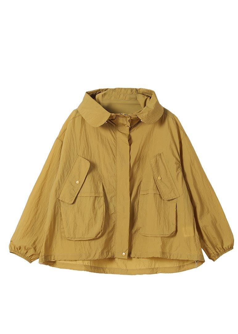 French Purple Low High UPF 50+ Coat Jacket Summer Hoodie Coat - SooLinen