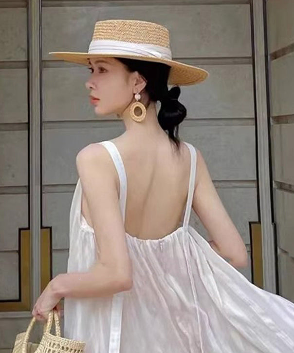 French Style New Khaki Straw Woven Cloche Hat