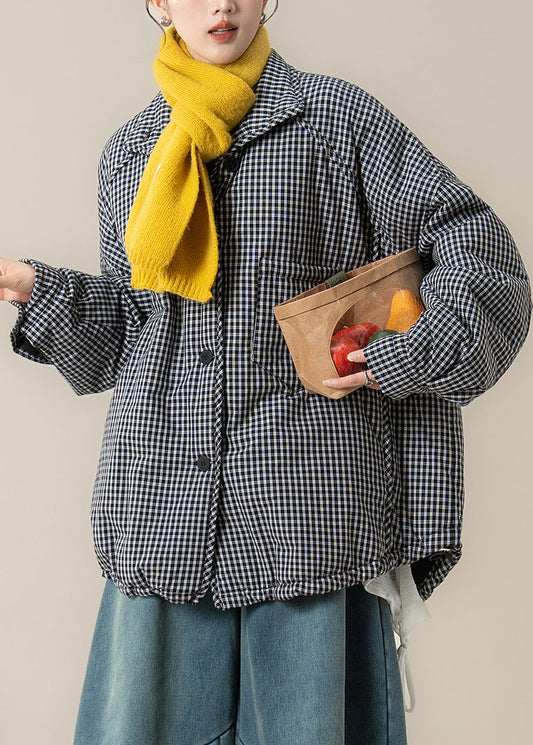 Handgefertigte graue Oversize-Winterjacken aus feiner Baumwolle