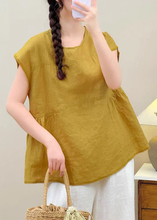 Italian Green Oversized Patchwork Lace Shirt Summer