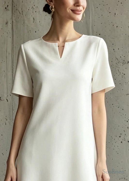 Italian White Patchwork Draping Silk Maxi Dresses Summer