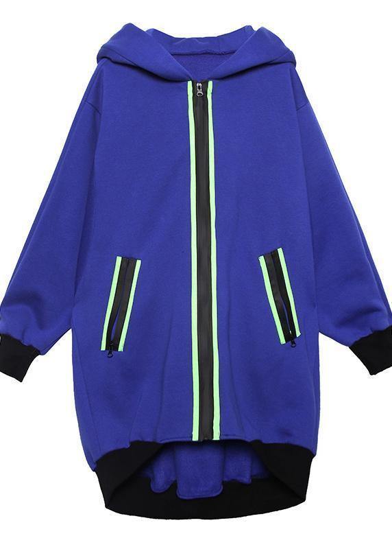 Italian pockets thick cotton clothes Cotton black blouses - SooLinen