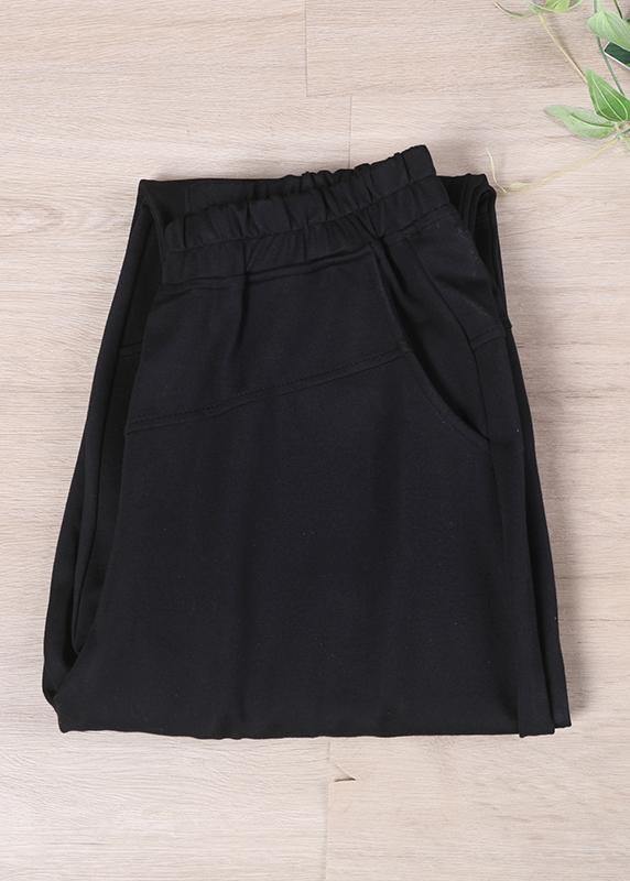 Korean Loose Large Elastic Waist Casual Pants - SooLinen