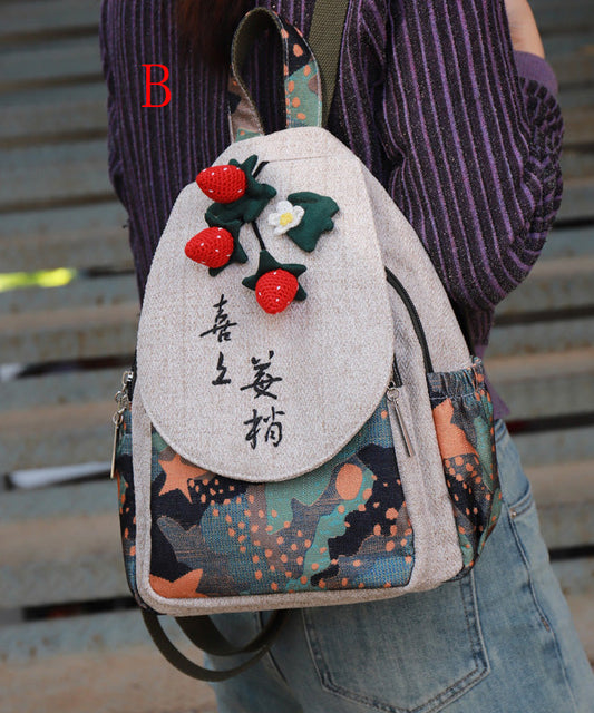 Leisure Canvas Large Capacity Backpack Bag