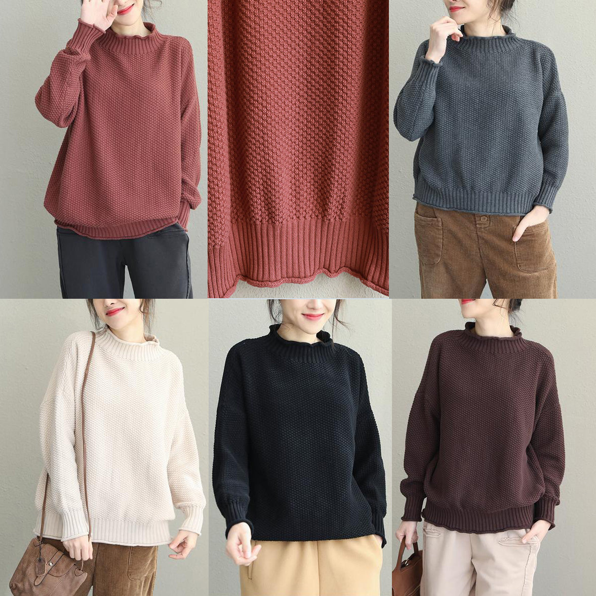 Lose Baumwolle Casual Pullover Neue Frauen Winter Tops