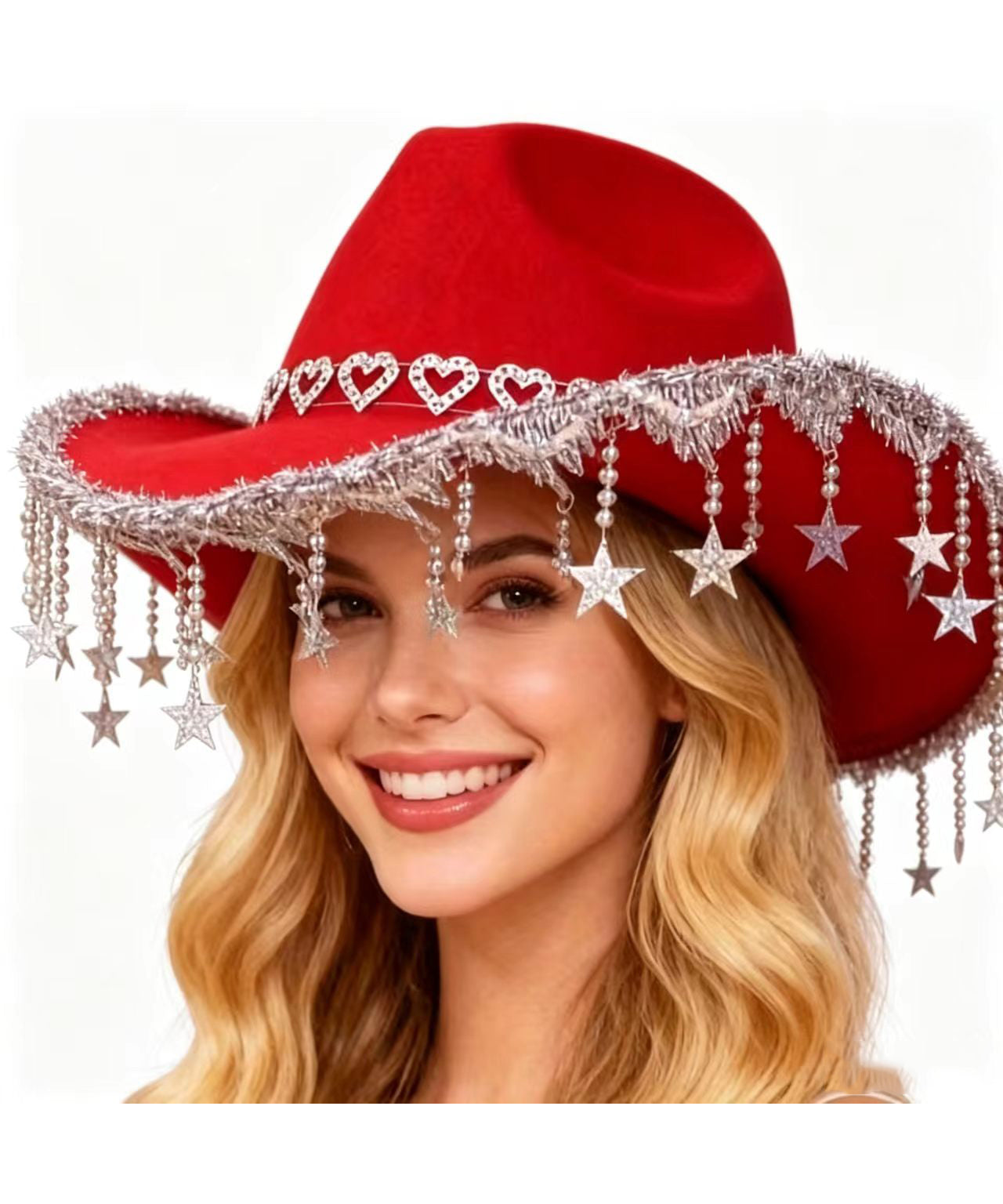 Love Tassel Decorative Hat Fashion Retro Hat Day Women