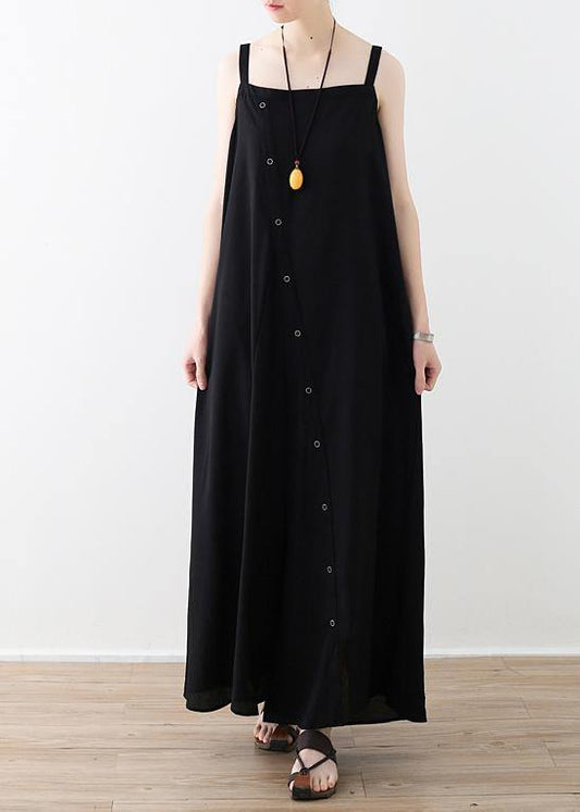 Modern black loose Plus Size Photography jumpsuit pants Summer - SooLinen