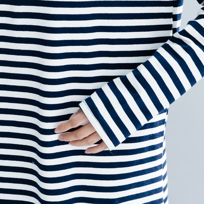 Moderne gestreifte Baumwolltuniken Boho Fashion Ideas Taschen Baumwollkleid