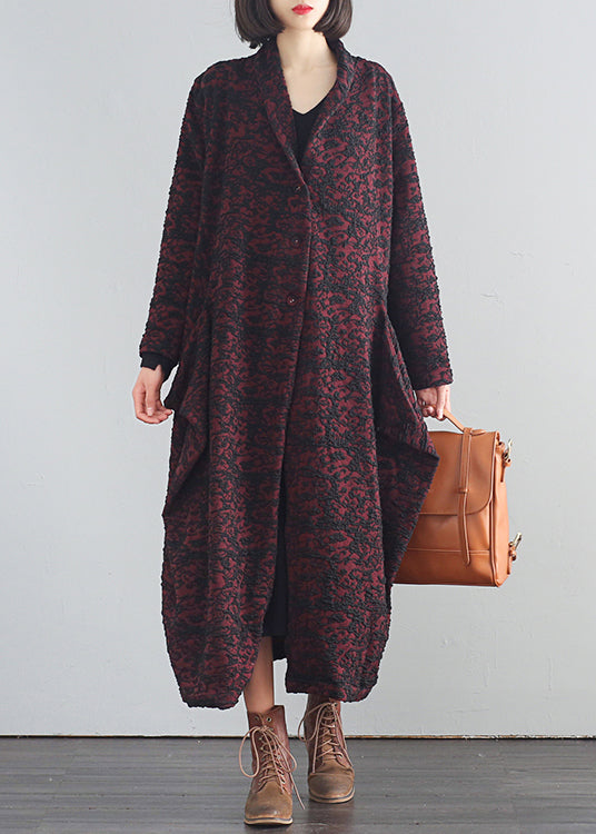Mulberry Trenchcoats mit V-Ausschnitt und Print und Knöpfen für den Herbst