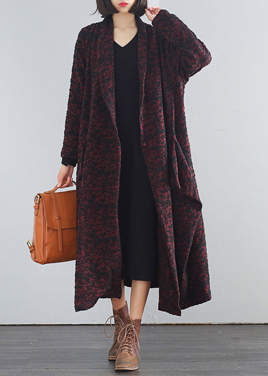Mulberry Trenchcoats mit V-Ausschnitt und Print und Knöpfen für den Herbst