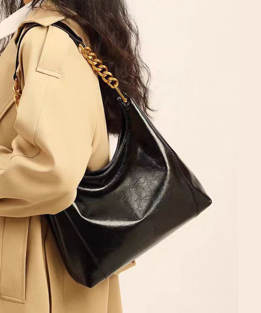 Nuevo bolso de hombro boutique de piel sintética de gran capacidad en color rojo