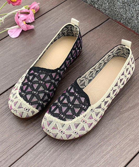 New Casual Red Breathable Soft Soled Flats Shoes