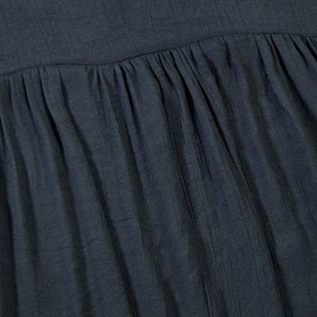 Neue schwarze Chiffon-Kleider Plus Size Kleidung Leinen Maxi-Kleid feine hohe Taille Fledermausärmel Kleidung