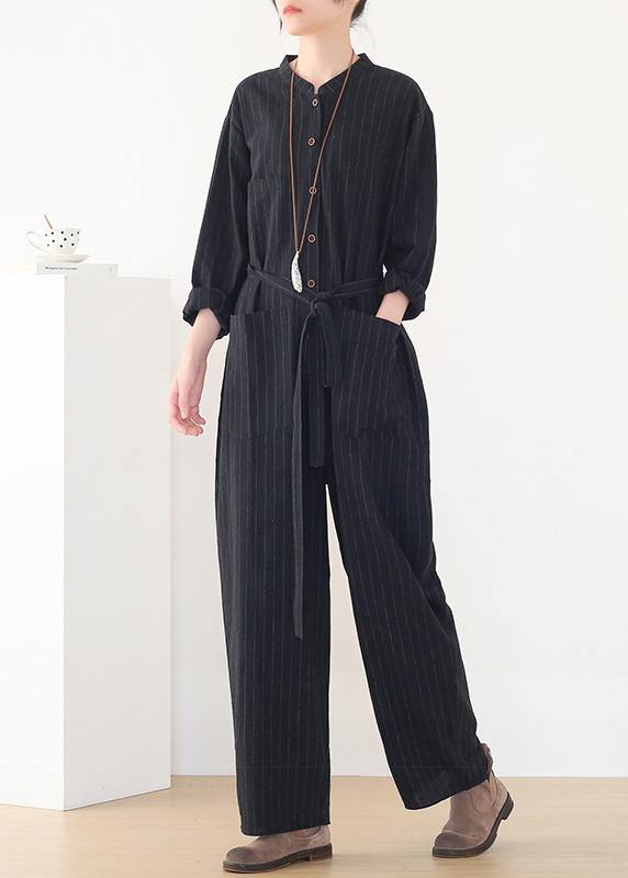 New black style foreign fashion jumpsuit casual all-match pants - SooLinen