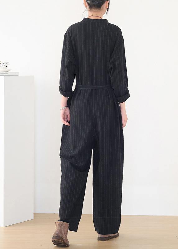 New black style foreign fashion jumpsuit casual all-match pants - SooLinen