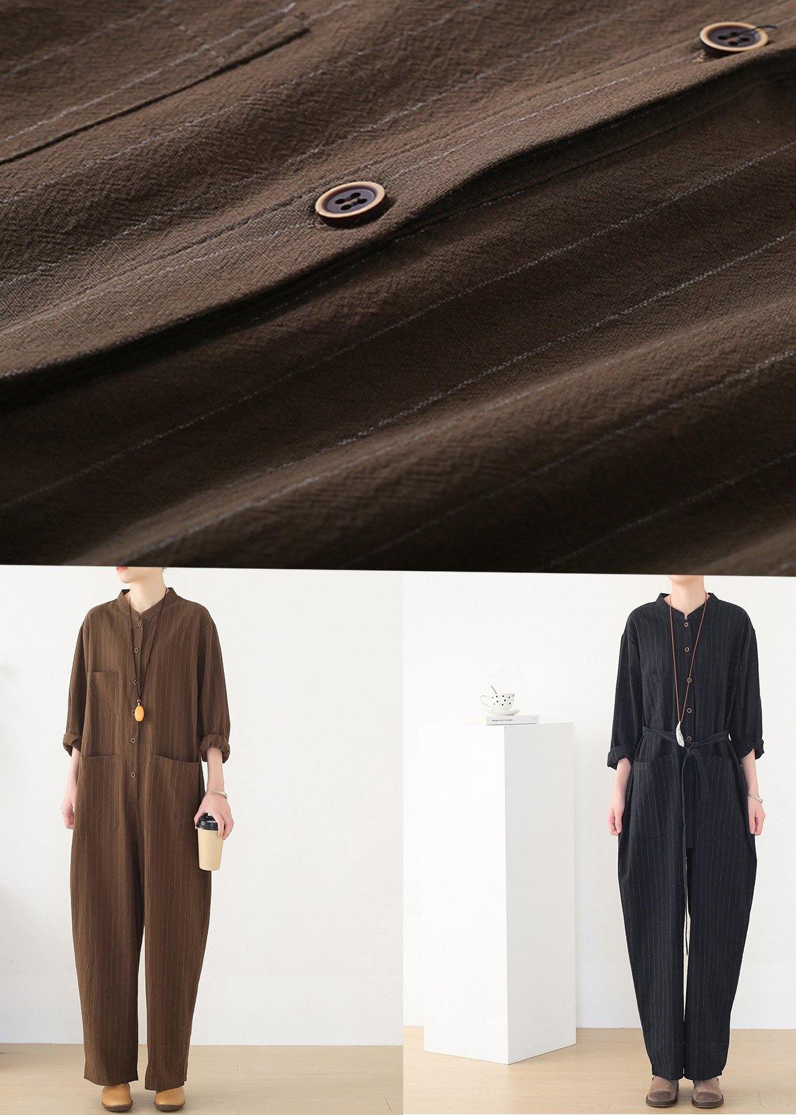 New black style foreign fashion jumpsuit casual all-match pants - SooLinen