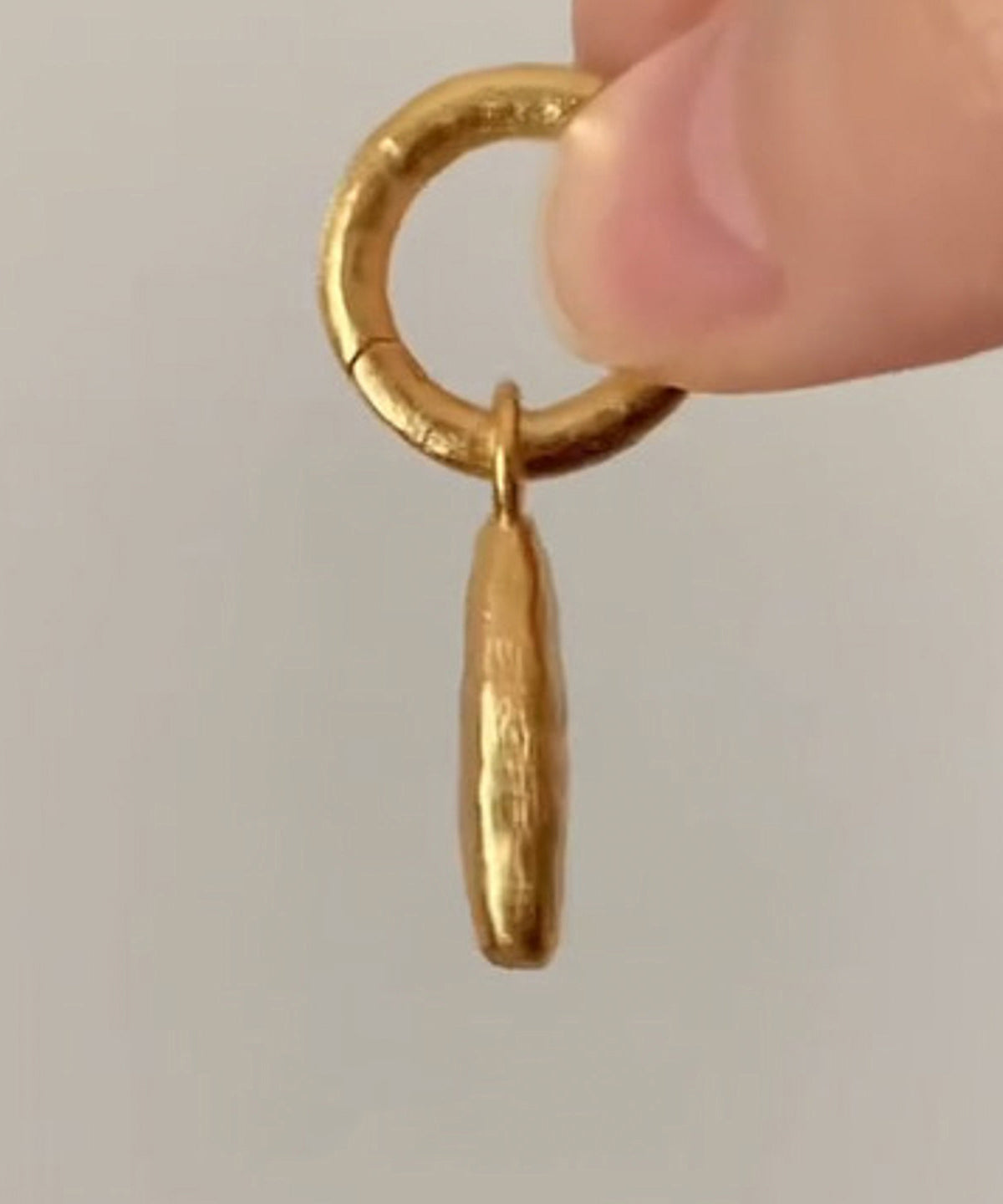 Novelty Gold Copper Water Droplet Drop Earrings