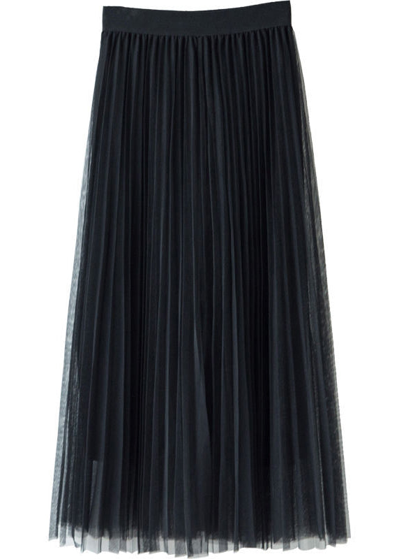 Bio-Schwarzer Mode-Kurzkreis-Herbstrock